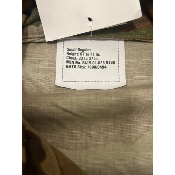 US Army Combat Coat Small-Regular Camo Jacket Brand New with Tags - Picture 5 of 6